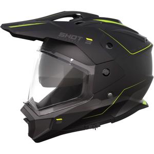 Enduro-Helm Shot Trek Rally schwarz-fluo gelb