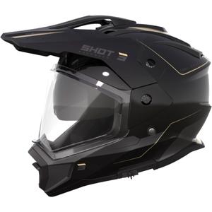 Enduro-Helm Shot Trek Rally schwarz und beige