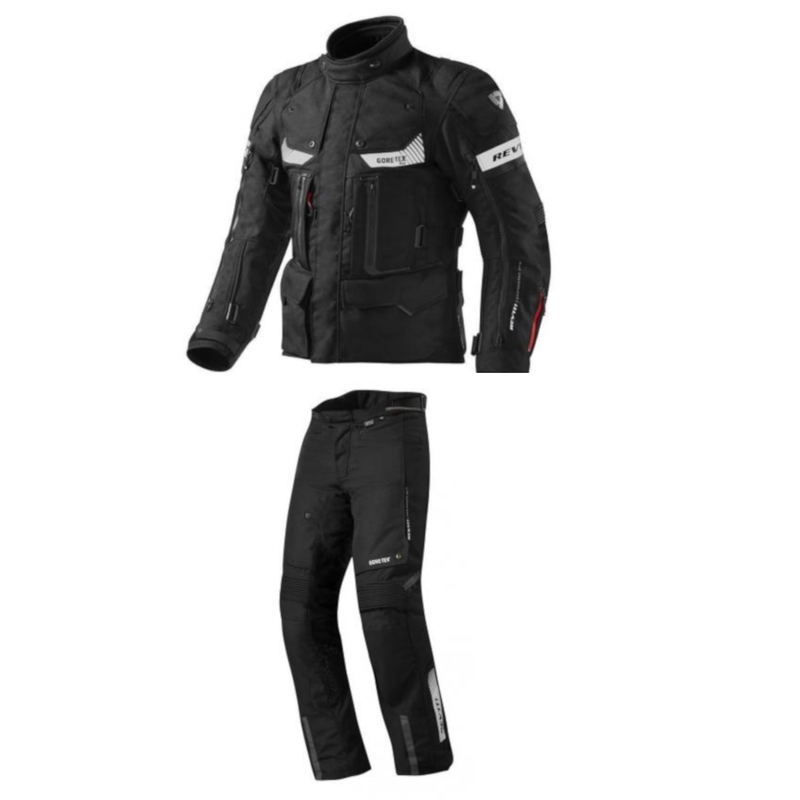 Revit Defender Motorradoverall für Herren schwarz Ausverkauf