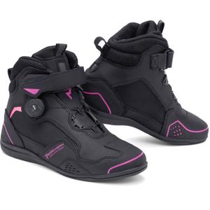 Frauen Rebelhorn Spark II Schwarz und Rosa Motorradstiefel