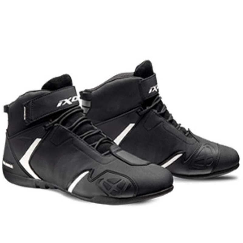 Motorradstiefel IXON Gambler WP schwarz-weiß