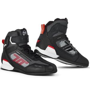 Motorradstiefel SEVENTY DEGREES SD-BR2 Veloce schwarz-rot