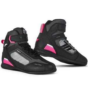 Motorradstiefel SEVENTY DEGREES SD-BR2 Veloce schwarz-rosa
