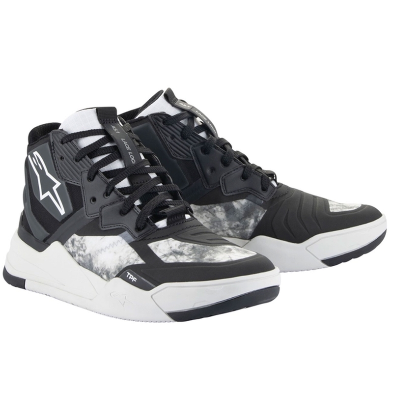 Alpinestars Speedflight Motorradstiefel schwarz-grau-weiß