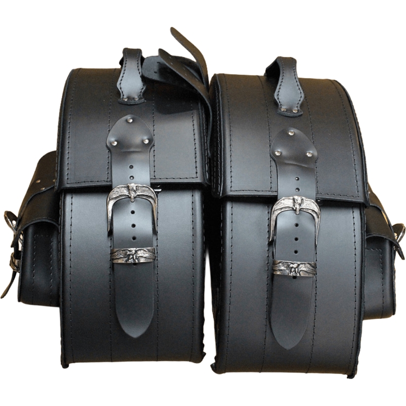Motorradtaschen aus Leder RSA S158A schwarz