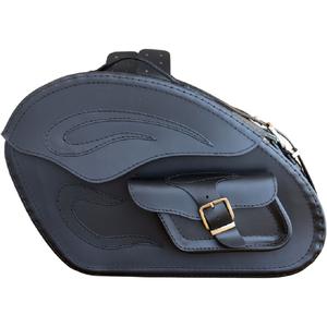 Motorradtaschen aus Leder RSA S266A schwarz