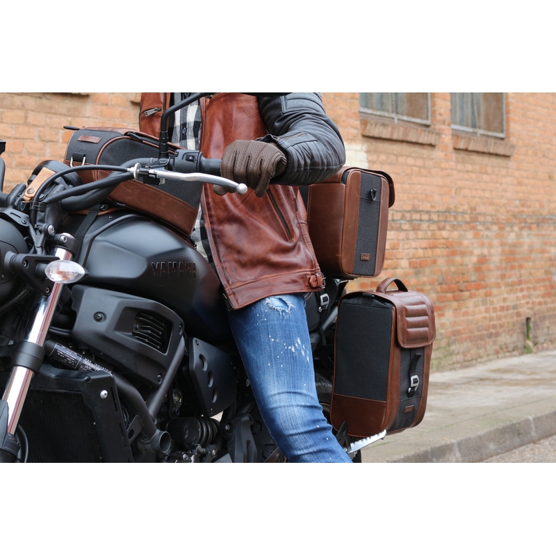 Side bag SHAD CAFE RACER SR38 10l Brown