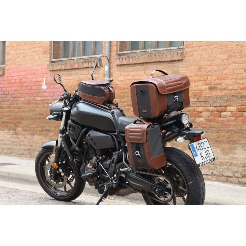 Side bag SHAD CAFE RACER SR38 10l Brown