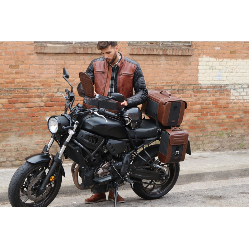 Side bag SHAD CAFE RACER SR38 10l schwarz