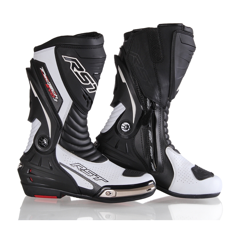 RST Tractech Evo 3 Sport schwarz und weiß Motorradstiefel Ausverkauf