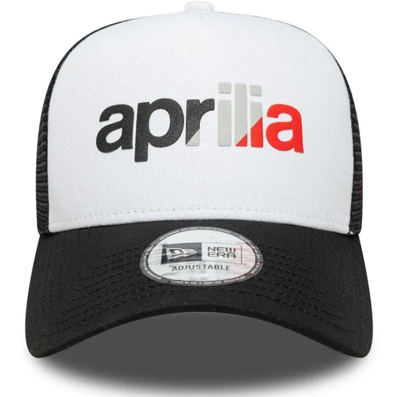 Aprilia 9forty Be A Racer Kappe mit Logo schwarz-weiß