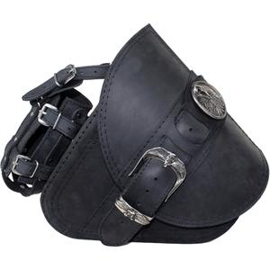 Motorradtasche aus Leder RSA S594 HD Softtail schwarz