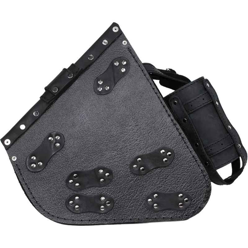 Motorradtasche aus Leder RSA S594 HD Softtail schwarz
