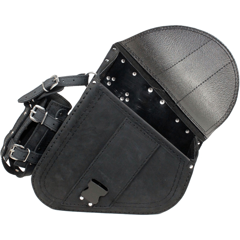Motorradtasche aus Leder RSA S594 HD Softtail schwarz