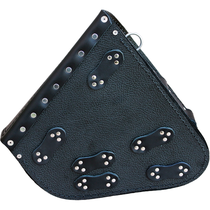 Motorradtasche aus Leder RSA S63 Skull HD Softail schwarz
