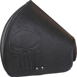 Motorradtasche aus Leder RSA S641 Punisher HD Softail schwarz