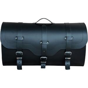 Motorradkoffer aus Leder mit Schloss RSA K165 schwarz
