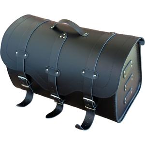 Motorradkoffer aus Leder mit Schloss RSA K155 schwarz