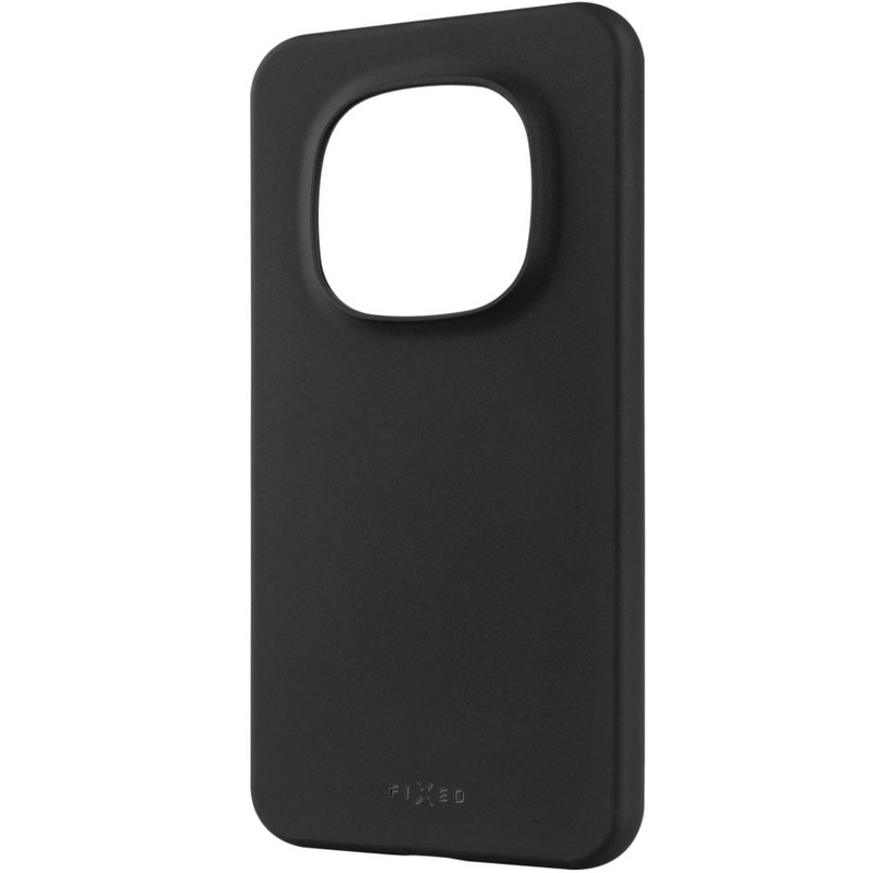 FIXED Story gummierte Rückseite für Xiaomi Redmi Note 15 Pro 5G, schwarz