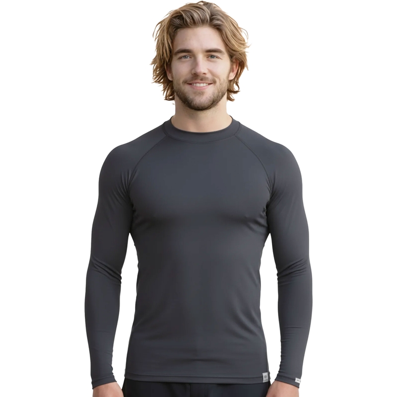 Thermoshirt nanosilver® Raglan anthrazitgrau - langarm