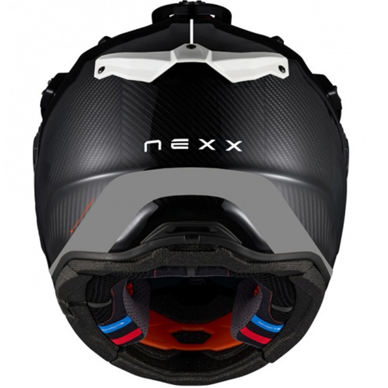 Enduro-Motorradhelm Nexx X.Rally FIM Racing 2 Carbon schwarz-weiß