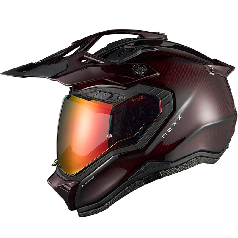 Enduro-Motorradhelm Nexx X-Rally Namib Carbon rot