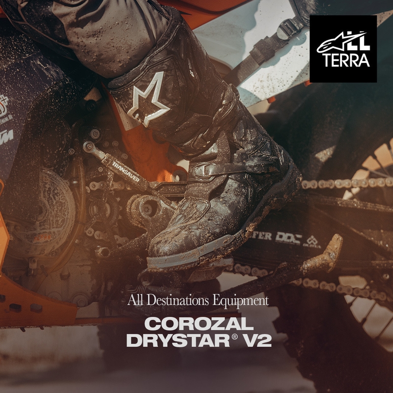 Alpinestars Corozal V2 Adventure Drystar Motorradstiefel Schwarz