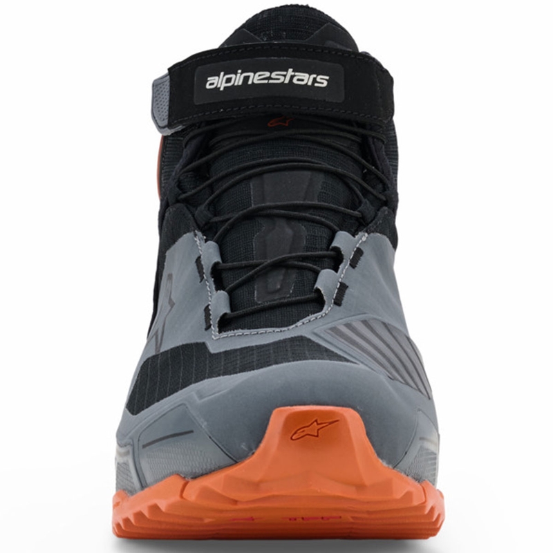 Alpinestars CR-X Drystar Motorradstiefel schwarz-dunkelgrau-orange
