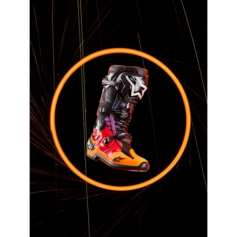 Alpinestars Tech 10 Limited Edition Black Hole Motorradstiefel, schwarz