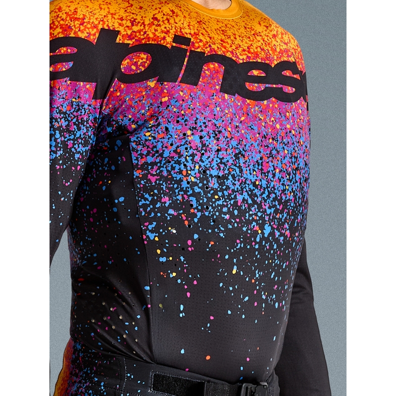 Alpinestars Supertech Limited Edition Black Hole Motocross-Trikot, schwarz