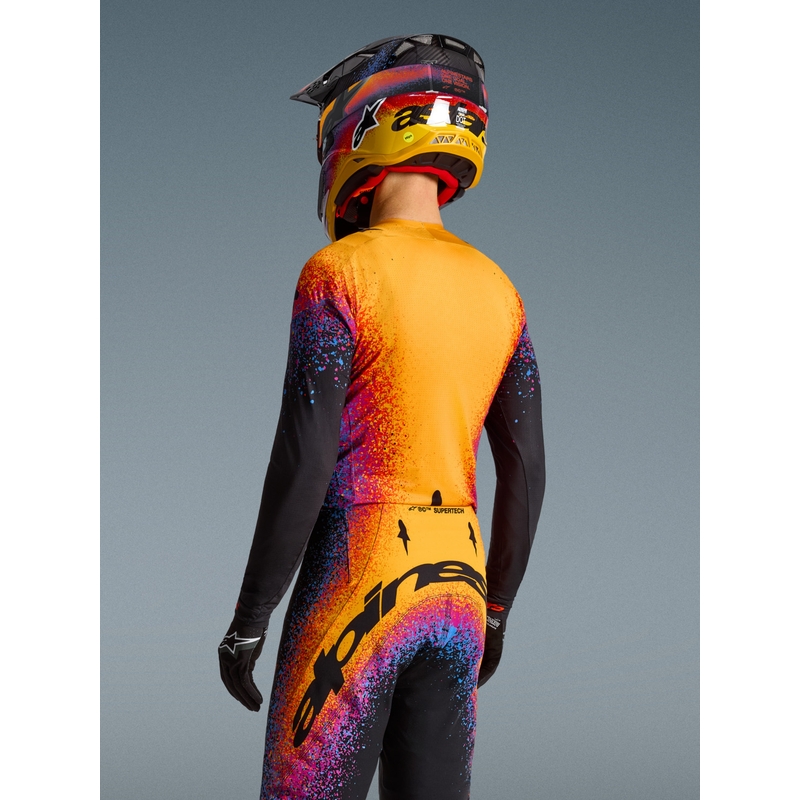 Alpinestars Supertech Limited Edition Black Hole Motocross-Trikot, schwarz