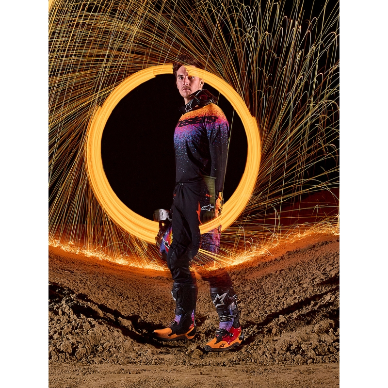Alpinestars Supertech Limited Edition Black Hole Motocross-Hose – Schwarz