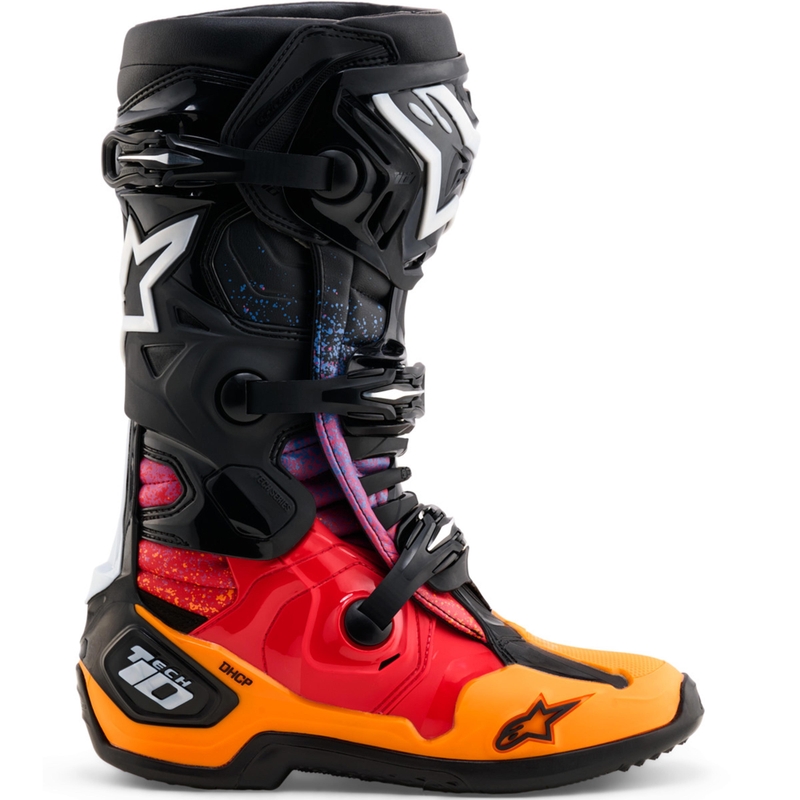 Alpinestars Tech 10 Limited Edition Black Hole Motorradstiefel, schwarz