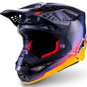 Alpinestars Supertech S-M10 Motocross-Helm in limitierter Auflage, Black Hole, schwarz