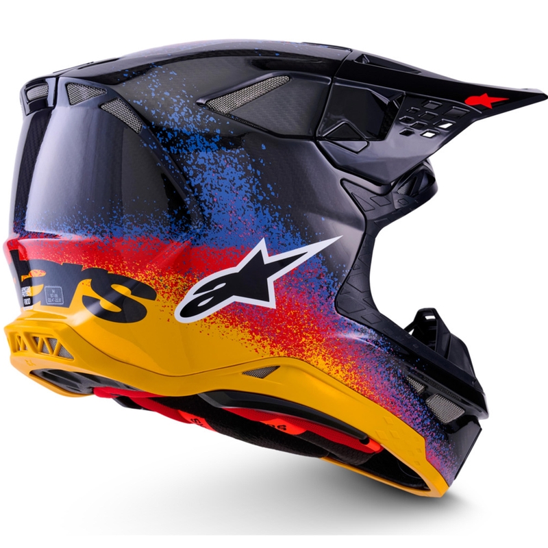 Alpinestars Supertech S-M10 Motocross-Helm in limitierter Auflage, Black Hole, schwarz