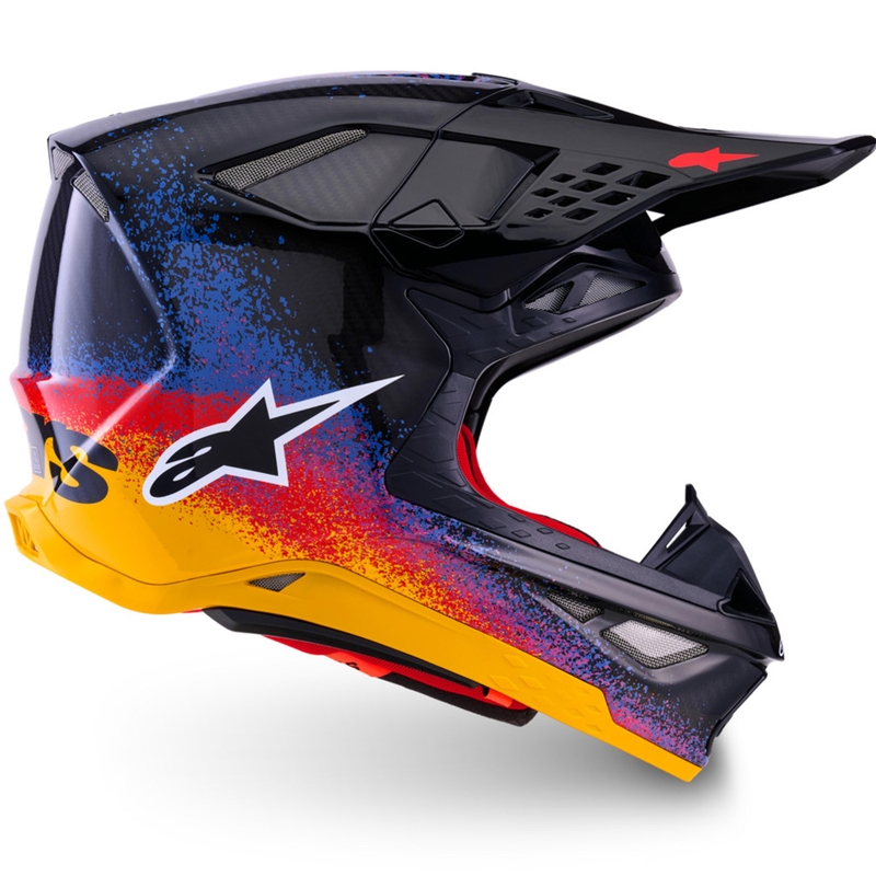 Alpinestars Supertech S-M10 Motocross-Helm in limitierter Auflage, Black Hole, schwarz