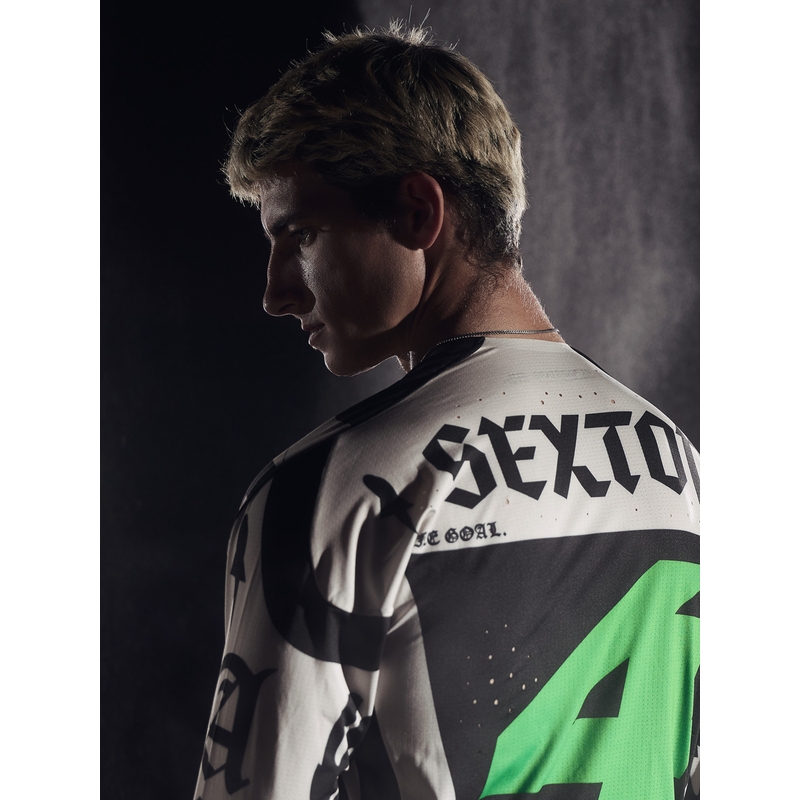 Alpinestars Techstar Motocross-Trikot in limitierter Auflage, Wolf Dust, Sand-Schwarz