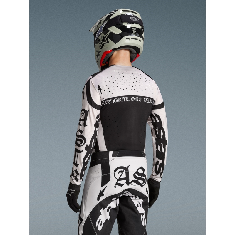 Alpinestars Techstar Motocross-Trikot in limitierter Auflage, Wolf Dust, Sand-Schwarz