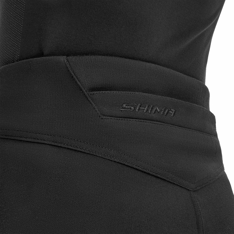 Shima Vesper Damen-Motorradhose mit verlängertem Bund, schwarz