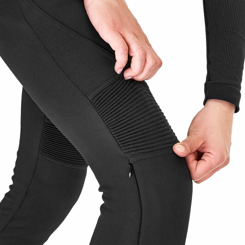 Shima Vesper Damen-Motorradhose mit verlängertem Bund, schwarz
