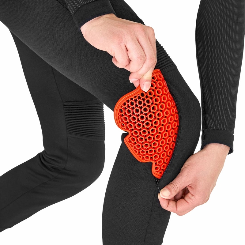 Shima Vesper Damen-Motorradhose mit verlängertem Bund, schwarz