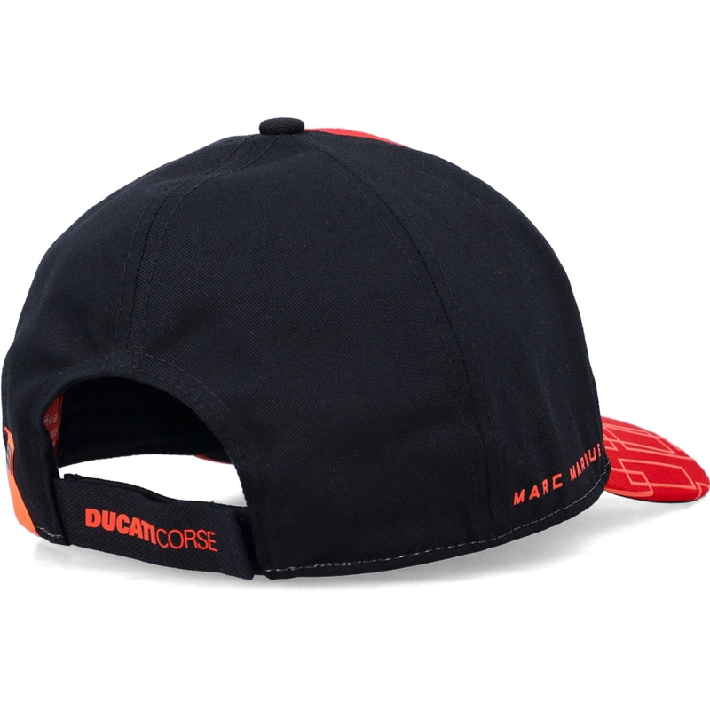 Ducati Corse Marc Marquez 93 Box Logo Kappe schwarz-rot