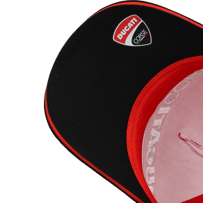 Ducati Corse Monster Diagonalkappe schwarz-rot