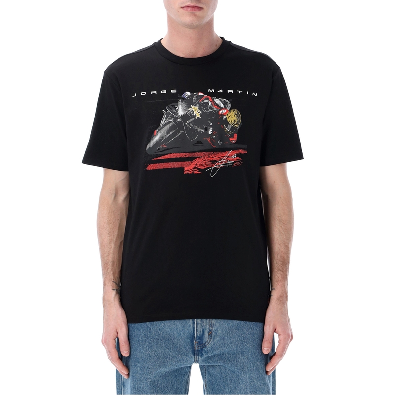 Jorge Martin 89 Fotomotorrad-T-Shirt schwarz