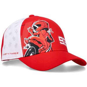 Ducati Marc Marquez Baseball 93 Look Back mehrfarbige Kappe für Kinder