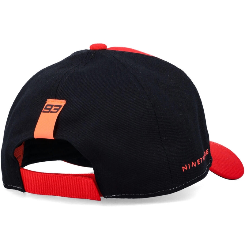 Ducati Marc Marquez Baseballkappe mit 93er Patch für Kinder, schwarz-rot