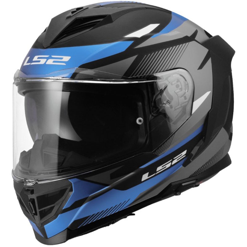 Integralhelm LS2 FF818 Storm III Komai schwarz-blau