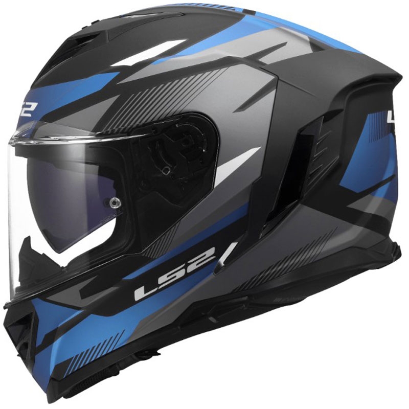 Integralhelm LS2 FF818 Storm III Komai schwarz-blau