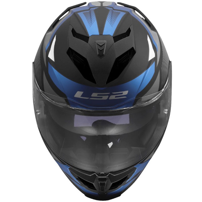 Integralhelm LS2 FF818 Storm III Komai schwarz-blau