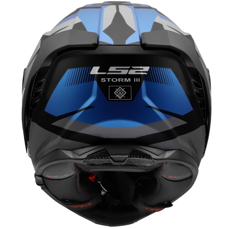 Integralhelm LS2 FF818 Storm III Komai schwarz-blau